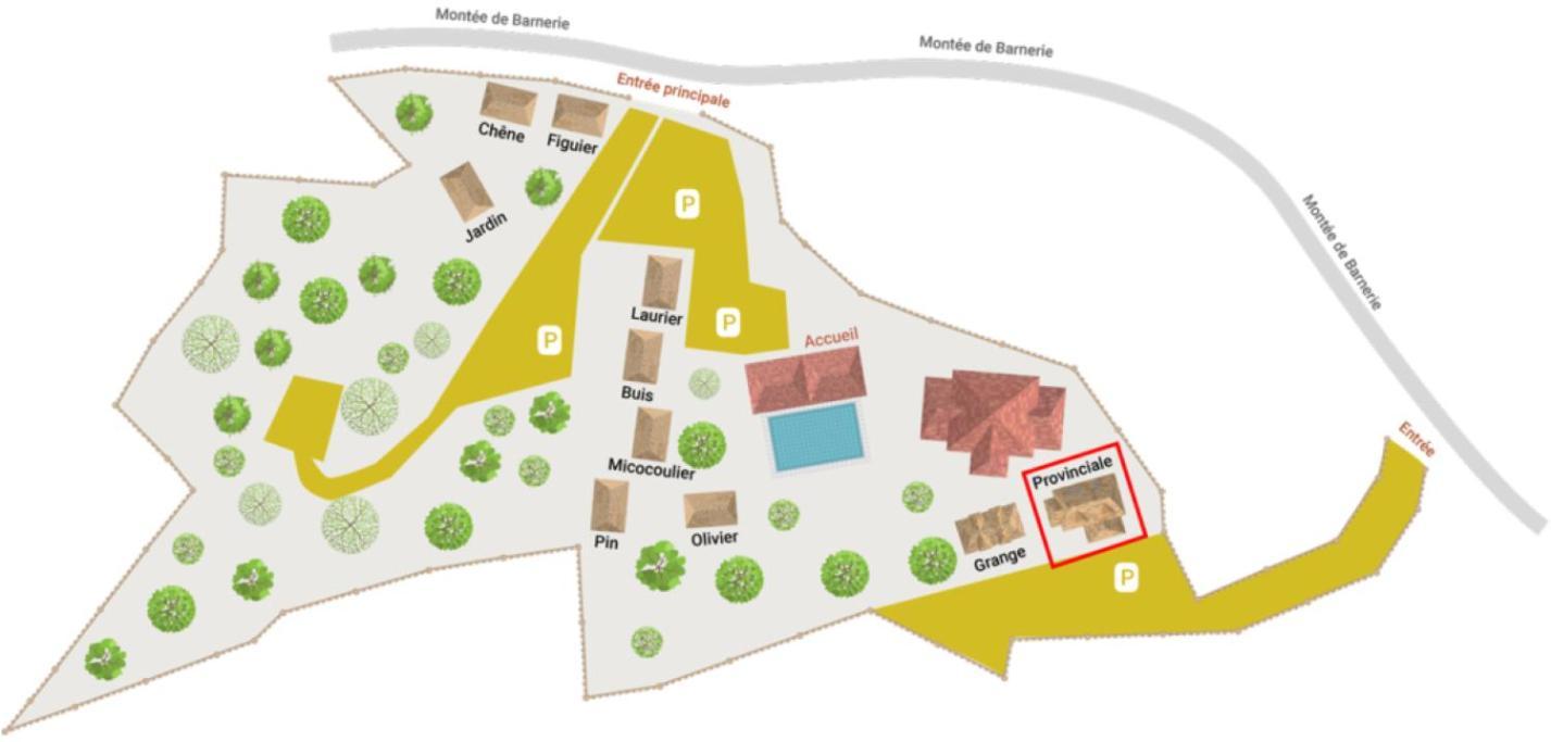 Gites Domaine De La Barnerie Saint Alban Auriolles Bilik gambar