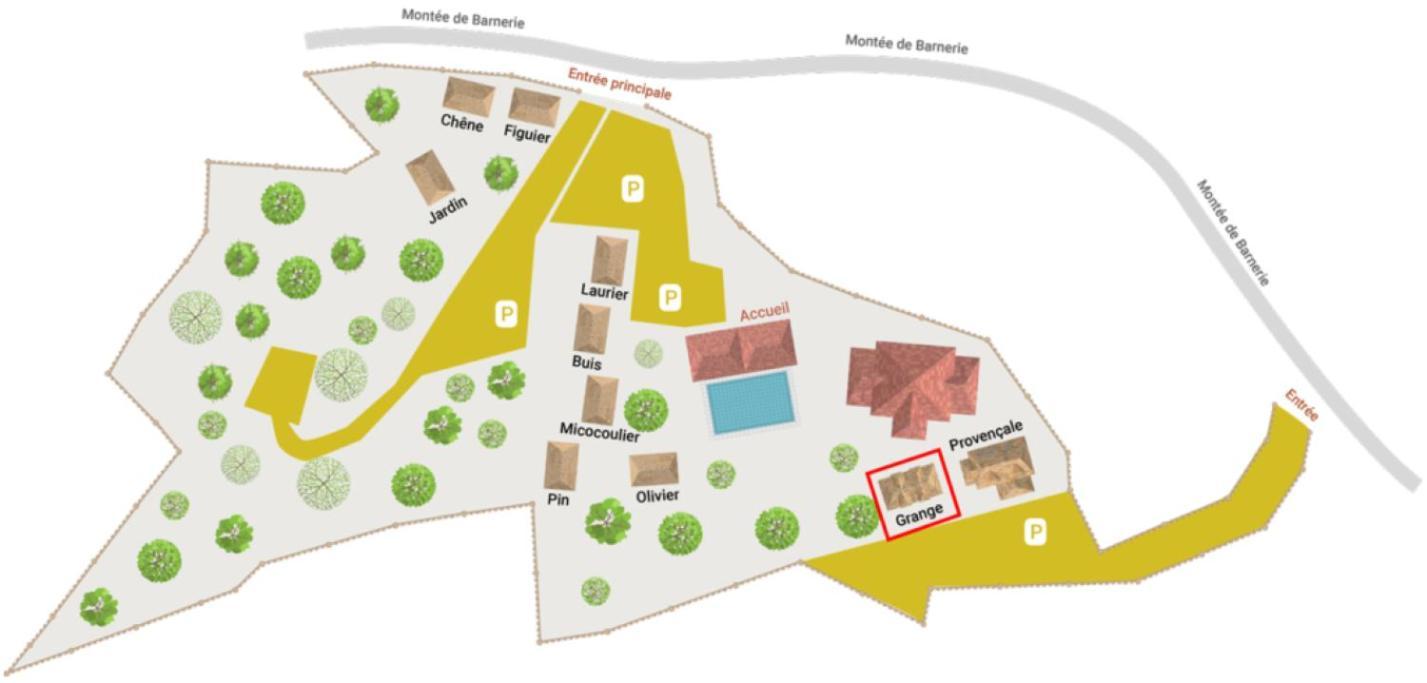 Gites Domaine De La Barnerie Saint Alban Auriolles Bilik gambar