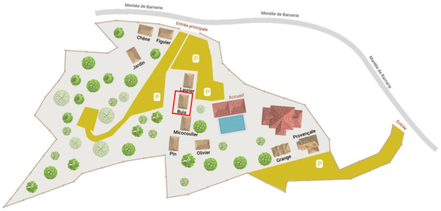 Gites Domaine De La Barnerie Saint Alban Auriolles Bilik gambar