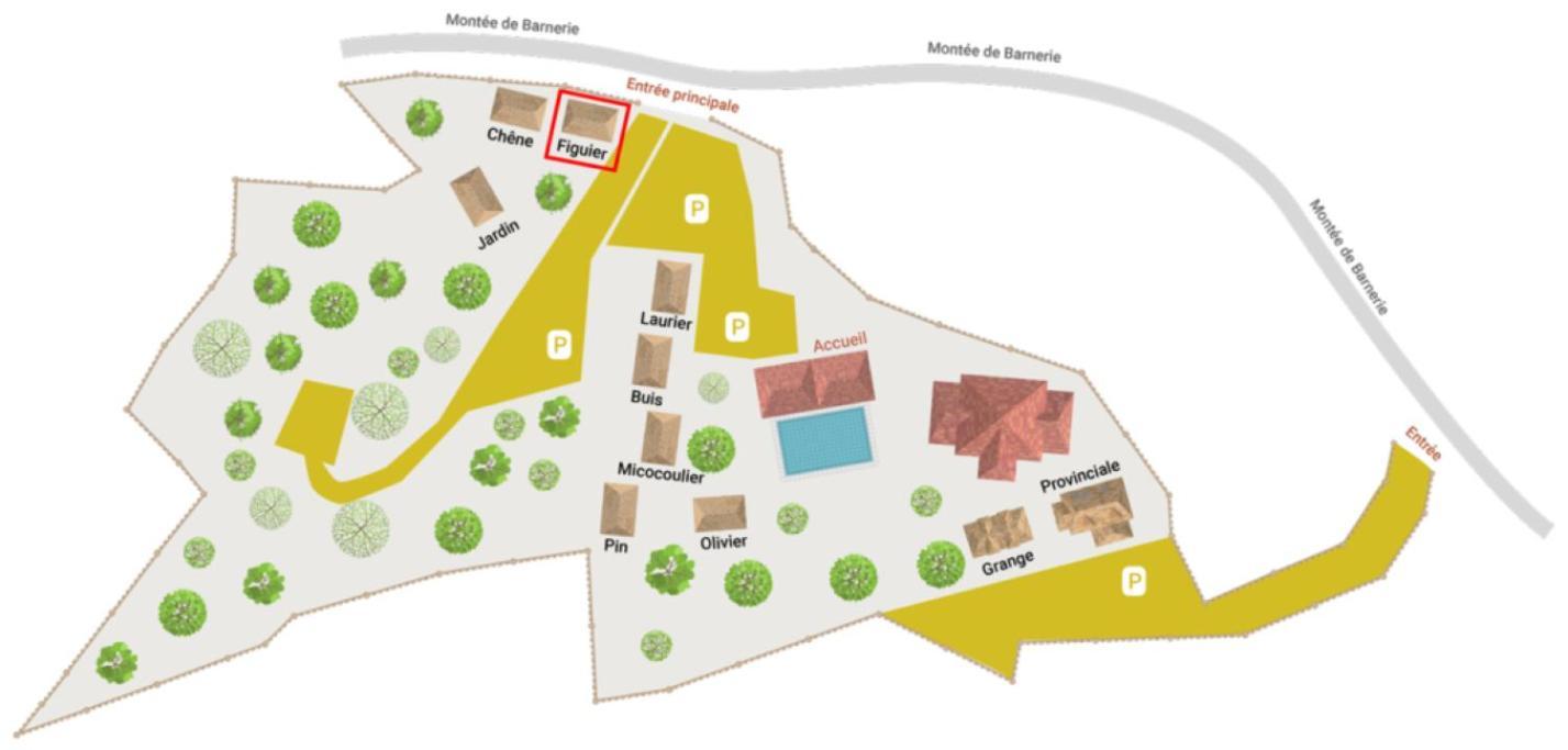 Gites Domaine De La Barnerie Saint Alban Auriolles Bilik gambar